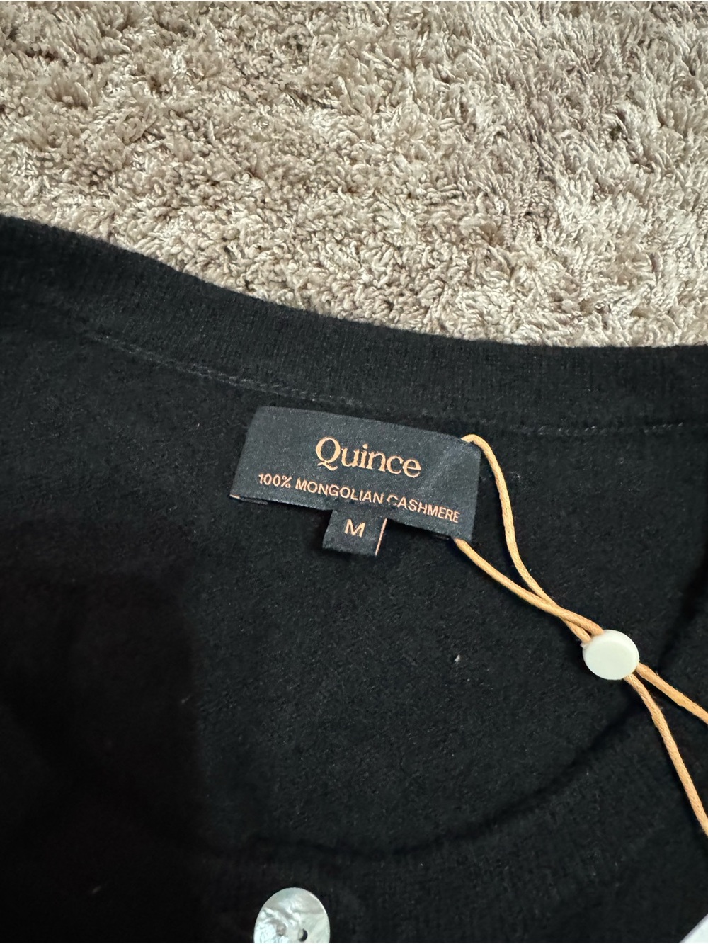 Quince Mongolian Cashmere Cardigan Sweater - Picture 3 of 5